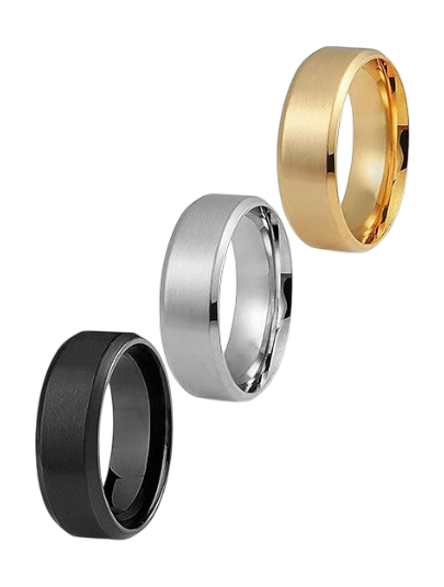 Stainless Steel Rings for Men Wedding Ring Cool Simple